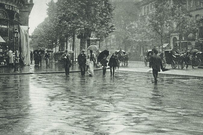 Giorno di pioggia a Parigi