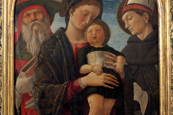 Vergine e bambino con San Gerolamo e Luigi di Tolosa