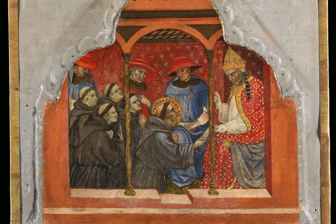 Tavoletta predella San Francesco al prato