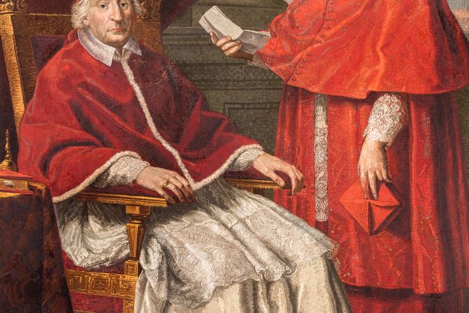 Ritratto di Clemente XII con il Cardinal Neri Maria Corsini