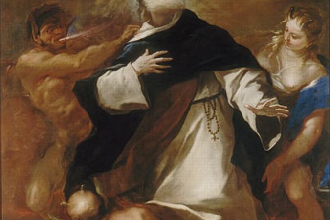 Visione di San Domenico che si eleva al di sopra delle umane passioni