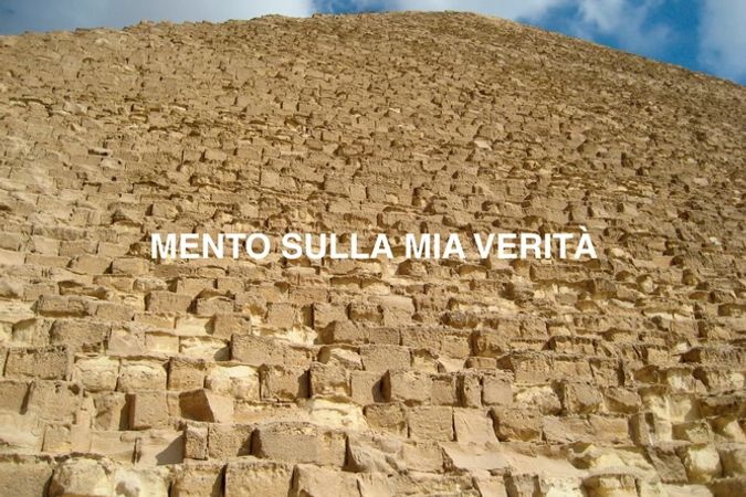 Mento sulla mia verità