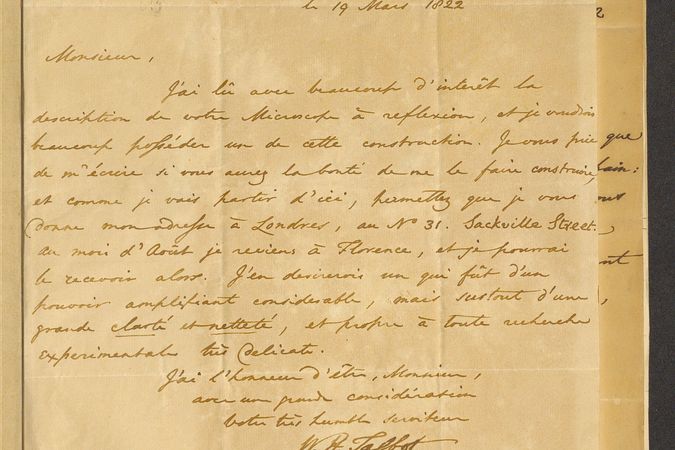 Lettera da Talbot