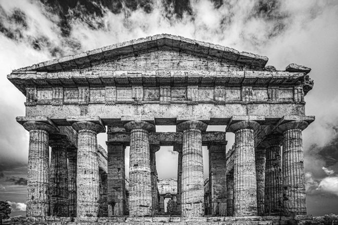 Fronte est Tempio di Nettuno