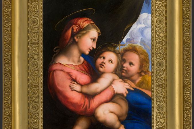 Madonna della tenda, da Raffaello