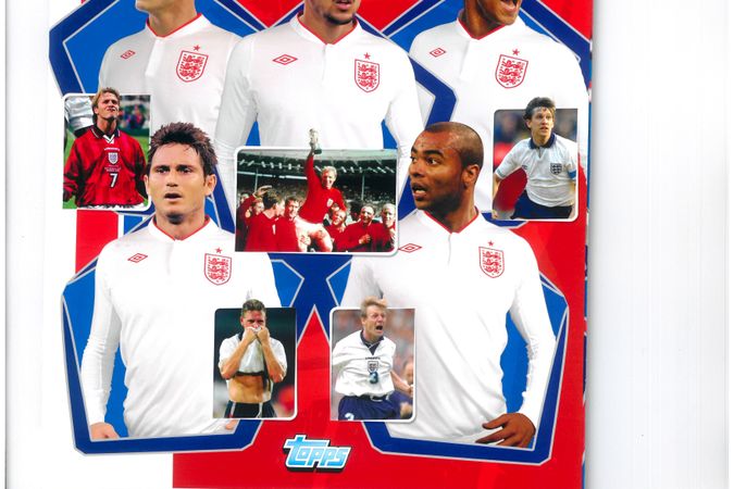 England 2012 Official Sticker Collection