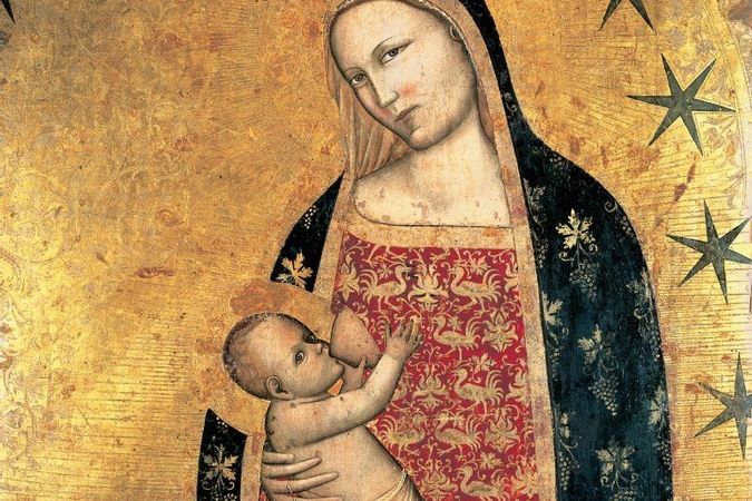 Madonna dell’umiltà che allatta il Bambino