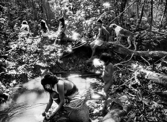 Indigeni Marubo. Stato di Amazonas, Brasile