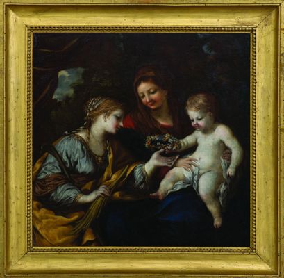 Madonna col Bambino e Santa Martina 