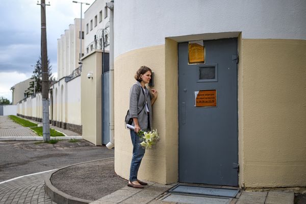 Waiting for Release at a Temporary Detention Center in Belarus