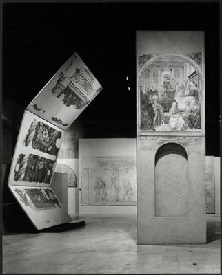 Allestimento della mostra Frescoes from Florence