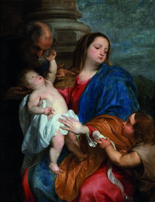 Sacra famiglia con san Giovannino