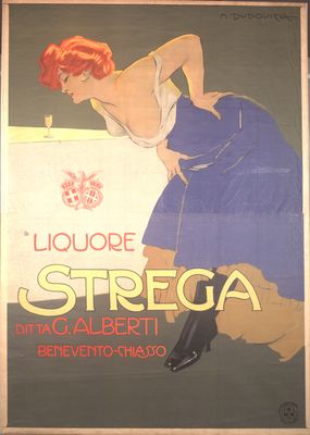 Liquore Strega Ditta G. Alberti Benevento -Chiasso