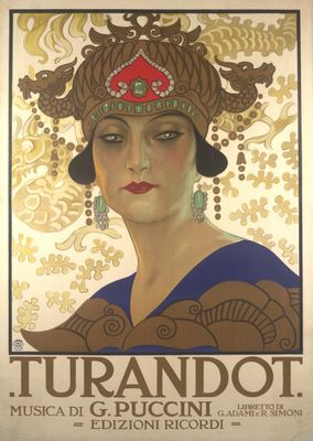 Manifesto Ricordi per Turandot