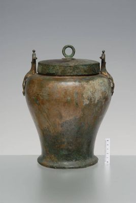 Situla con coperchio in bronzo