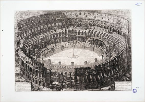 Veduta dell'Anfiteatro Flavio, detto il Colosseo