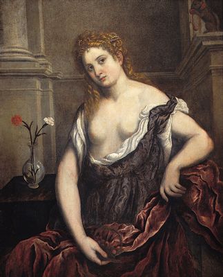 Ritratto di giovane donna con scoiattolo