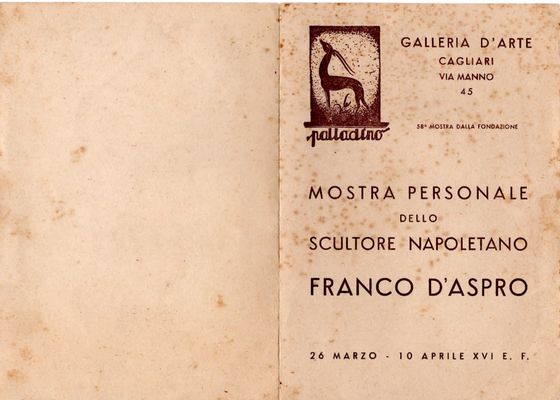 Catalogo prima personale a Cagliari 