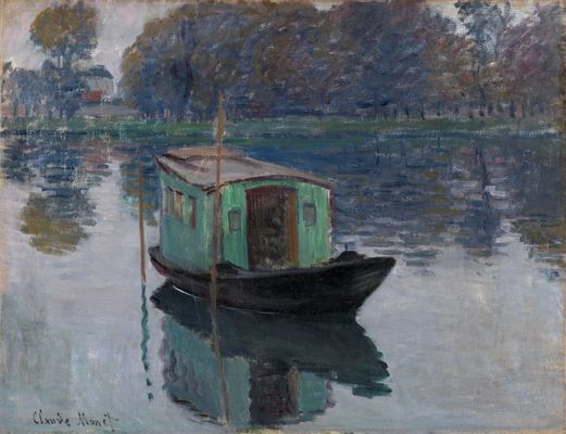 La barca dello studio di Monet