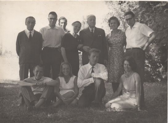 Ritratto di gruppo della famiglia Bassanini