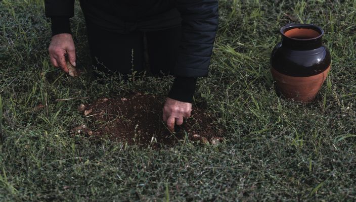 In acqua a terra la mano