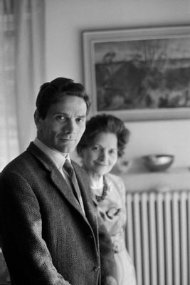 Pier Paolo Pasolini con la madre Susanna