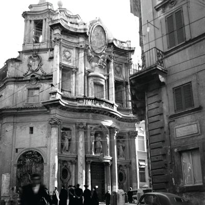 Chiesa di San Carlino alle Quattro Fontane, la facciata