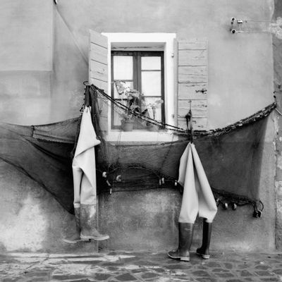 Burano, la finestra del pescatore