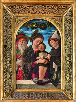  Madonna col Bambino e i santi Gerolamo e Ludovico di Tolosa 