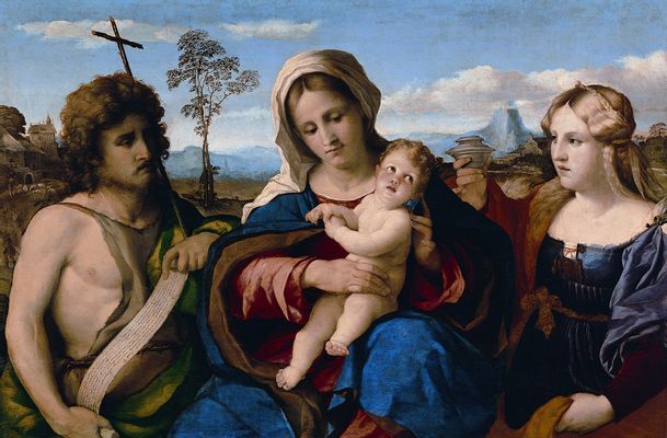 Madonna col Bambino tra i santi Giovanni Battista e la Maddalena