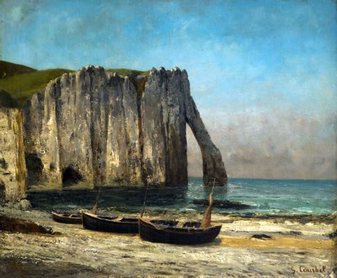 La scogliera a Etretat