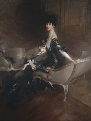  Consuelo Vanderbilt, duchessa di Marlborough, e suo figlio Lord Ivor Spencer-Churchill