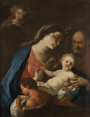 Sacra Famiglia con San Giovanni Battista bambino