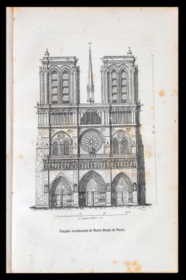 La facciata occidentale di Notre-Dame di Parigi