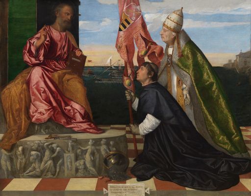 Jacopo Pesaro presentato a San Pietro da Papa Alessandro VI