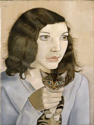 Girl with a Kitten