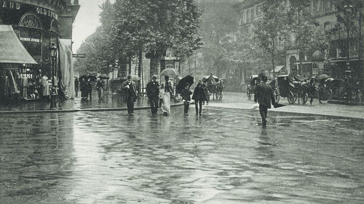 Giorno di pioggia a Parigi