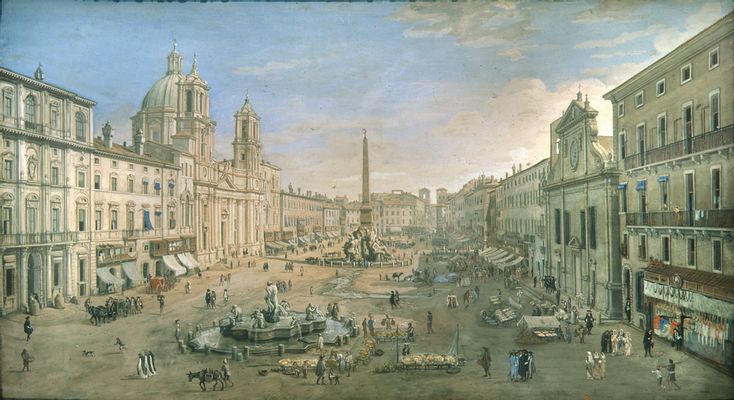 Veduta su Piazza Navona