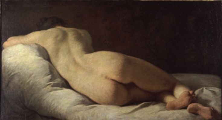 Nudo femminile di schiena