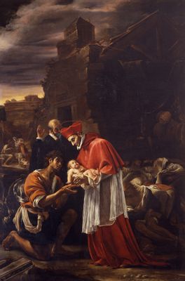 San Carlo Borromeo visita gli appestati