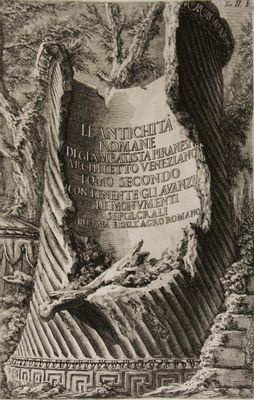 Le antichità romane di Giambattista Piranesi