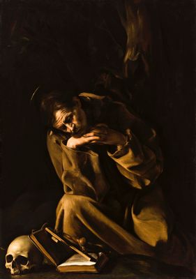 San Francesco in meditazione