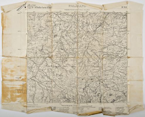 Carta topografica del territorio di Palagano 