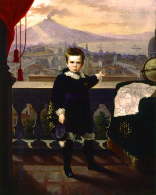 Ritratto di Vittorio Emanuele principe di Napoli bambino