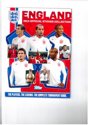 England 2012 Official Sticker Collection