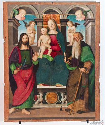 Madonna con il Bambino e i santi Bartolomeo e Antonio Abate