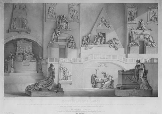 Opere di Antonio Canova, Opere funerarie