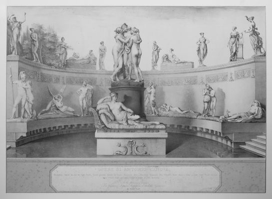 Opere di Antonio Canova, soggetti gentili e amorosi